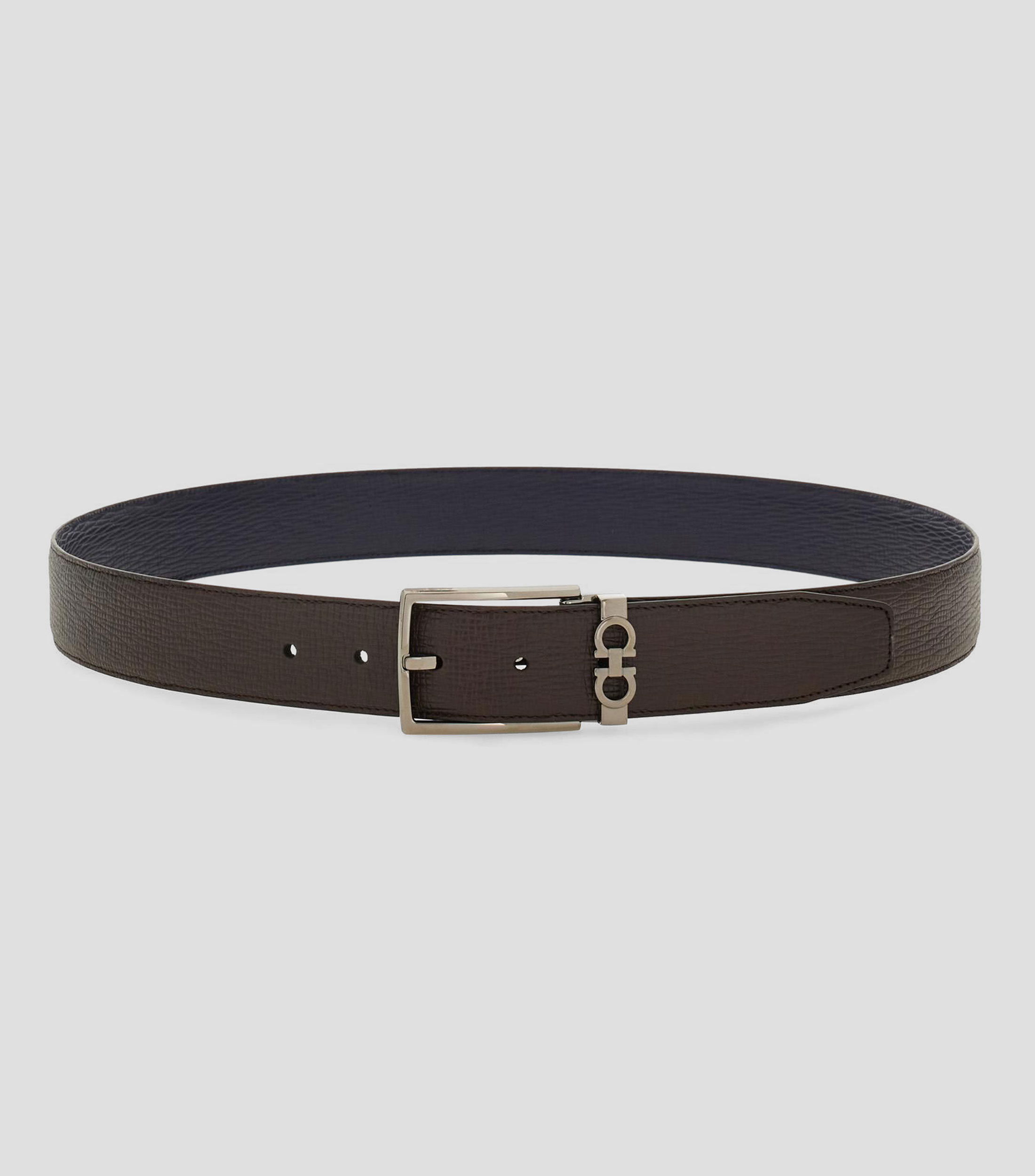 Cinturón reversible y ajustable Gancini Hombre